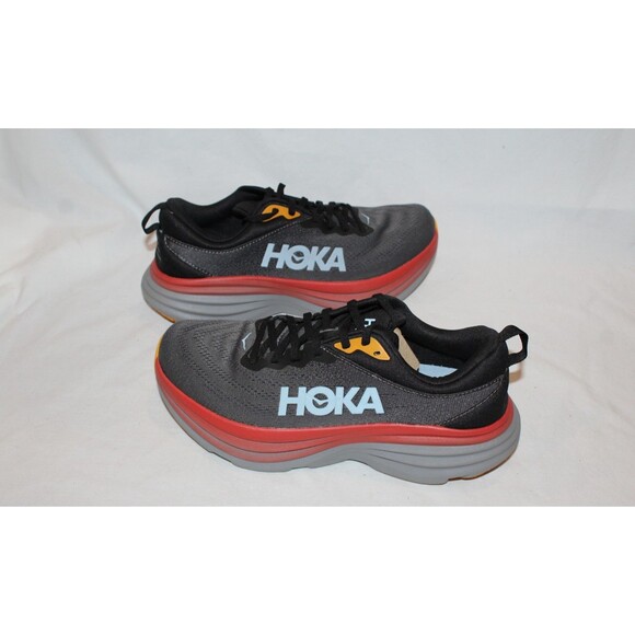 Hoka One One Men\'s Bondi 8 Athletic Running Sneakers ANTHRACITE 10.5 NWOB
